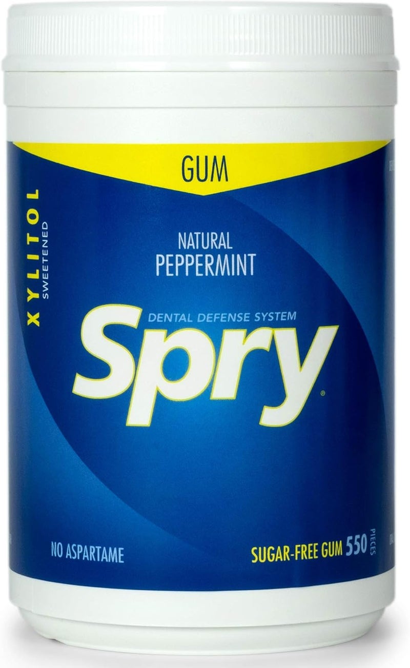 Spry Fresh Natural Peppermint Gum - Sugar Free - Image 1